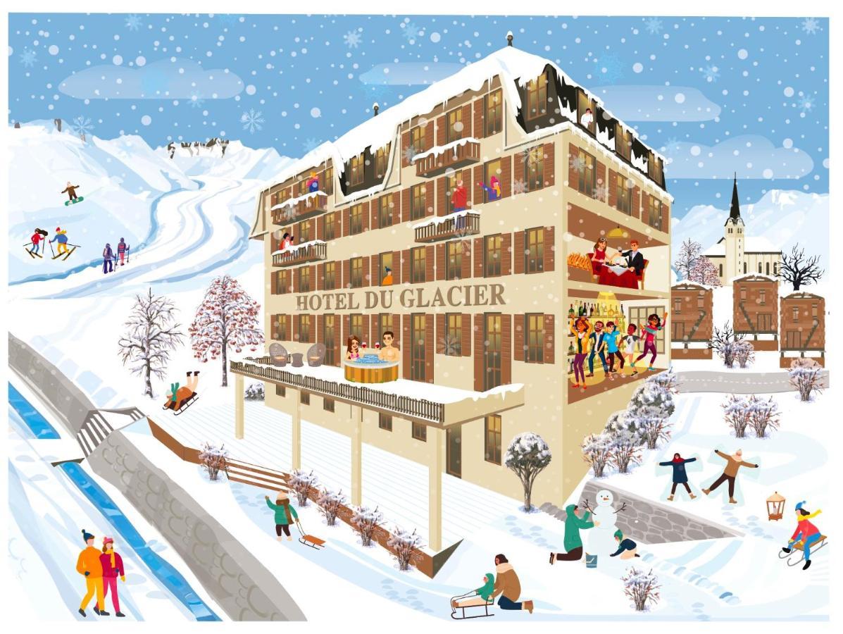 Du Glacier Boutique & Traditions Hotel Fiesch Eksteriør bilde